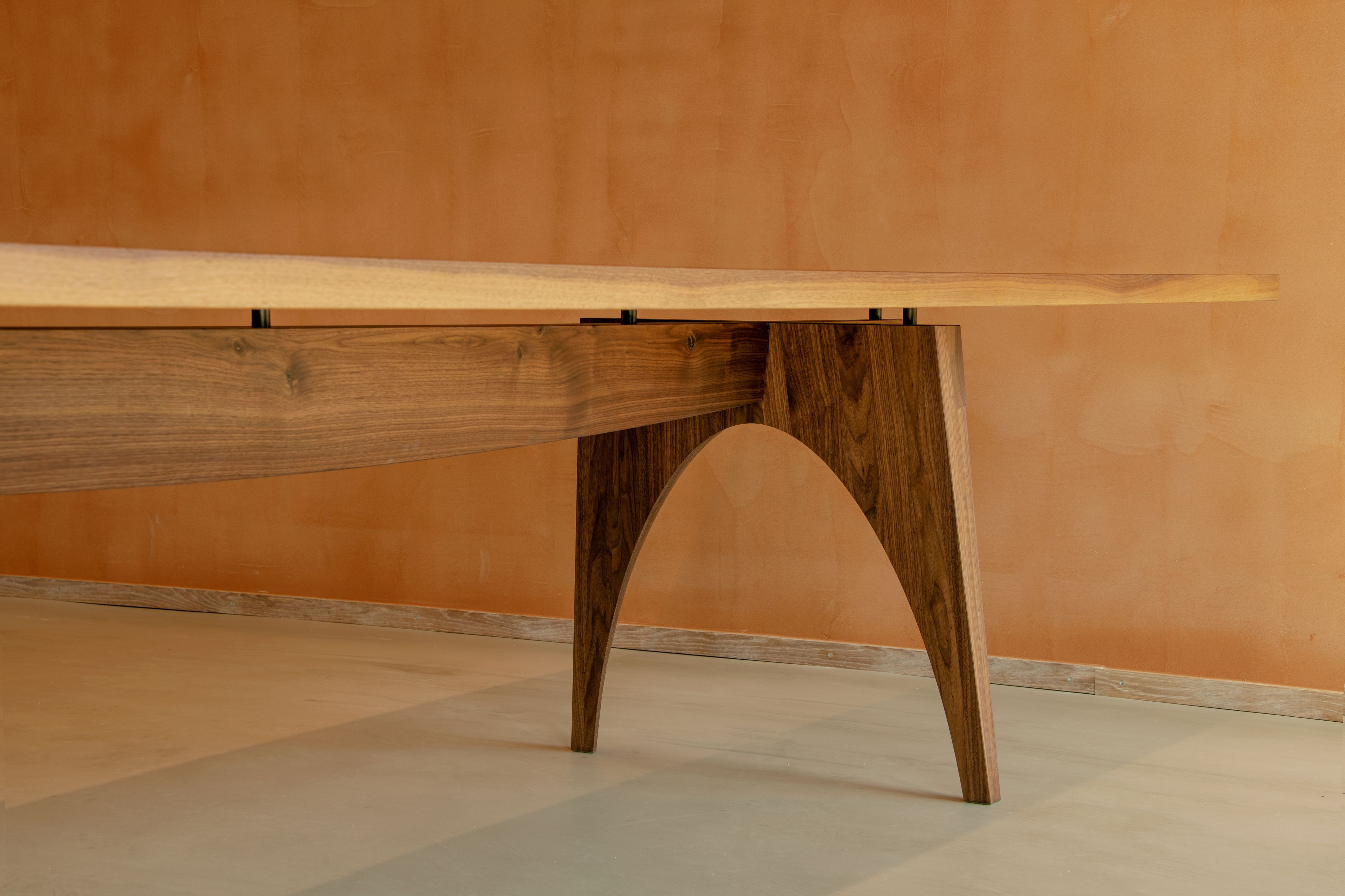 Archival Studies Walnut Office Table 3