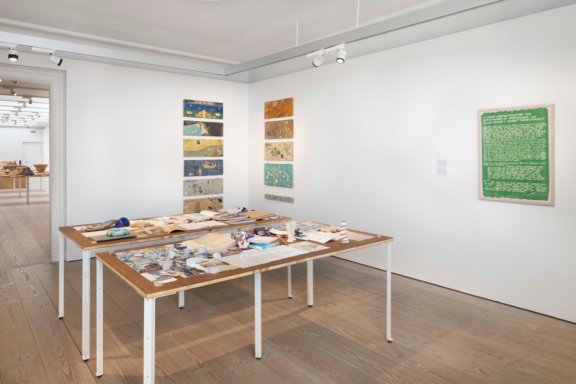 Ursula Munch Petersen, installation view. Lyst, Gammel Strand 2026. Foto Jan Søndergaard (f)